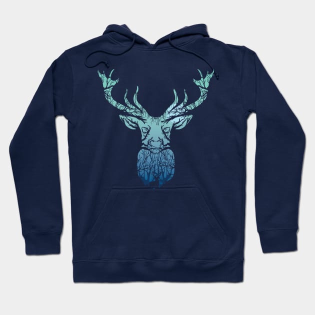 Morning Deer Hoodie by Piercek25